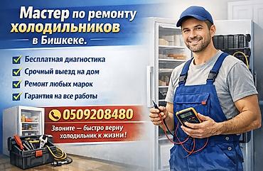 Ремонт холодильников в Бишкеке. - Бесплатная диагностика. - Срочный
