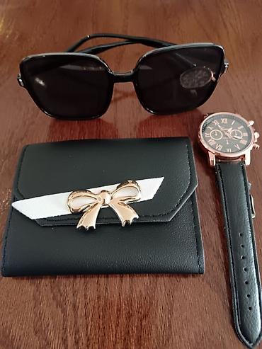 Setovi nakita: Ženski modni set: sat + novčanik + naočare za sunce Sadržaj seta: - — 13
