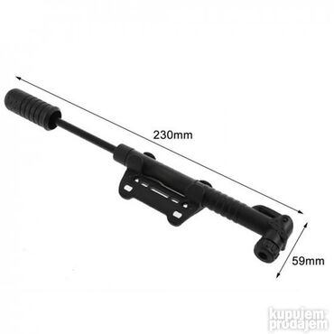 Dodaci za bicikl: Pumpa, pumpica za bicikl sa drzacem, nosacem NOVO, 123 grama PUMPA + — 8