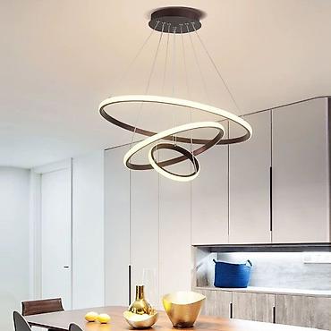 led lustra: Led Çılçıraq, 3 lampa, Metal — 2