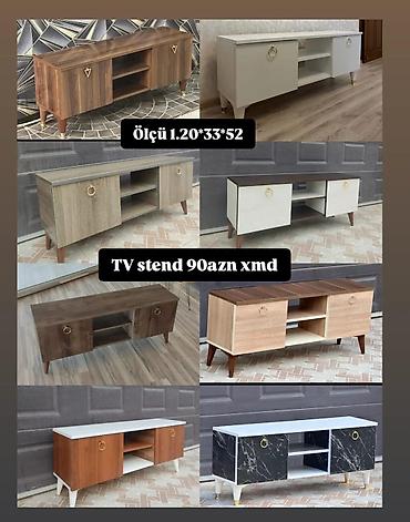 refli: TV stend Ölçü: 120 x 33 x 52 sm - Müxtəlif dizayn və rəng — 1