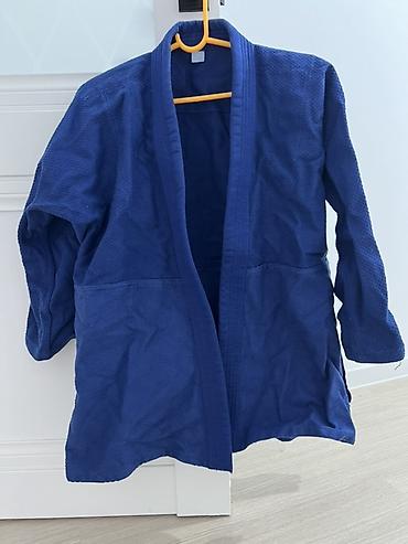pull and: Кимоно (ги) для дзюдо/джиу-джитсу, темно‑синего цвета, комплект из 2 — 1
