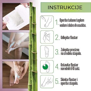 Ostali medicinski proizvodi: Akcijska Cena do kraja meseca 600 din/10 kom Kinoki flasteri za — 2