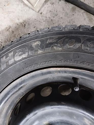 жип унаа: R14 шина 4х100 Hankook Optimo K415 на штампованном стальном диске — 3