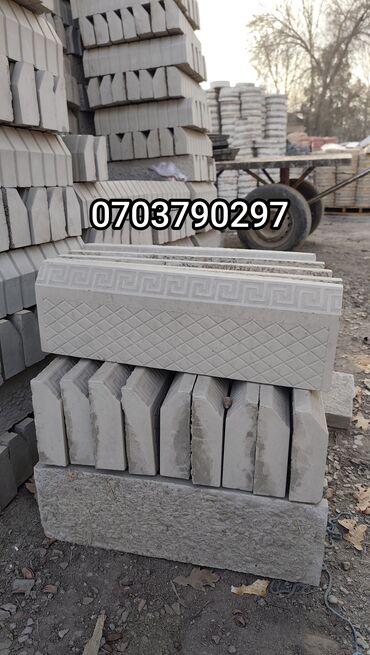 Садовые бордюры: Садовый бордюр, Литой, Бетонный, Другие особенности, Новый — 15