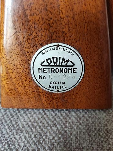 metronom: PRIM mexaniki metronom – Maelzel sistemi İstehsal: Çexoslovakiya — 3