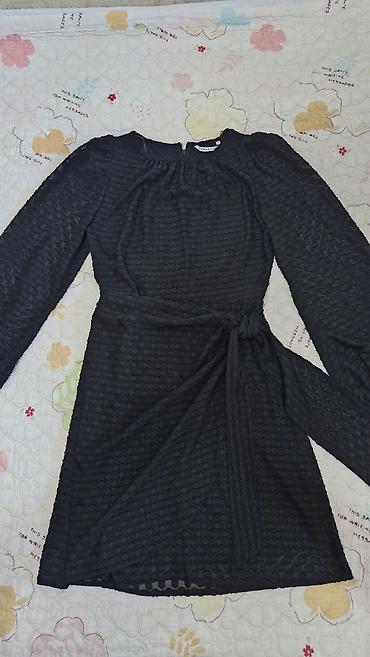 Повседневное платье, Турция, Осень-весна, Короткая модель, Креп, Прямое, S