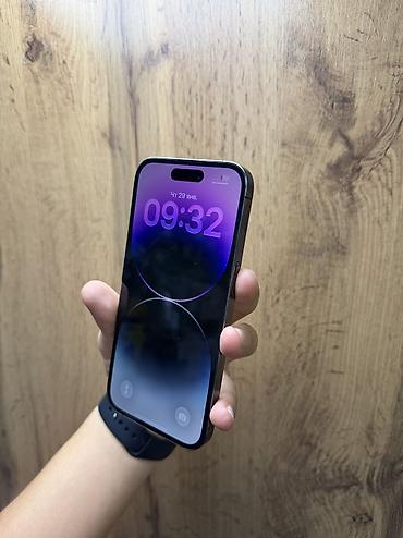 iphone 11 pro ош: IPhone 14 Pro, Б/у, 256 ГБ, Deep Purple, Защитное стекло, Чехол, В рассрочку, 100 % — 2