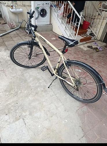 velosipet 28: Şəhər velosipedi – Salcano markası - Rəng: bej (qara detallarla) - — 2