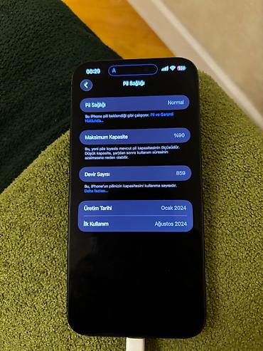 adaptırlar: IPhone 15 Pro Max, 256 GB, Black Titanium, Face ID, Sənədlərlə, Barmaq izi — 5
