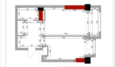 дом меняю на квартиру: 1 комната, 56 м², Элитка, 3 этаж, ПСО (под самоотделку)