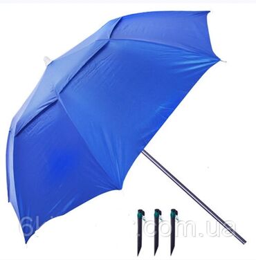 зонтик на пляж: Большой зонт от солнца. Не пропускает солнечные лучи. Отлично подойдет