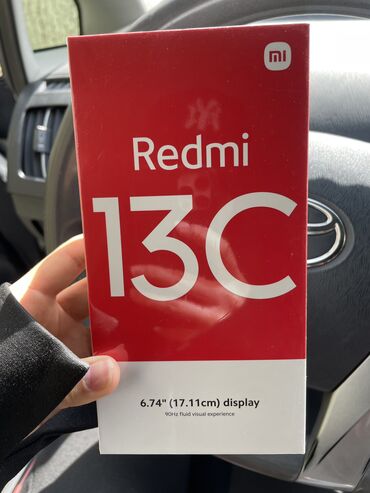 аппарат от катышек: Xiaomi, Redmi 13C, Новый, 128 ГБ, цвет - Синий, 2 SIM