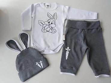 Kompleti: TipTop bebi set za novorođenče – 3 dela Veličine su različite Sadržaj — 12