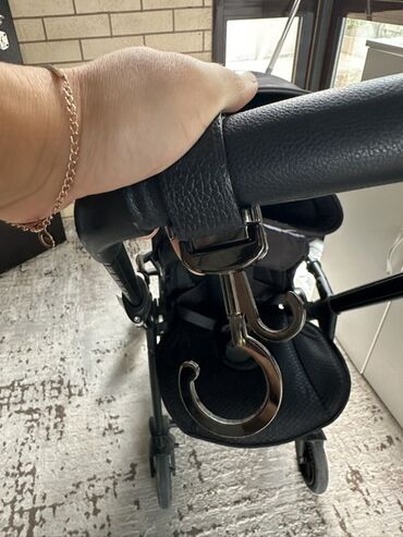 Коляски: Коляска, цвет - Черный, Б/у — 13