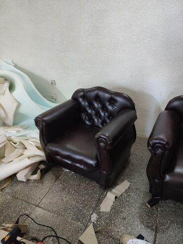 Гарнитуры для зала: Гарнитур для зала, Новый, Диван, Кресло, Самовывоз, Бесплатная доставка, цвет - Черный — 2