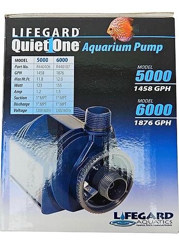 Nasoslar: Lifegard Quiet One Aquarium Pump – Model 5000 / 6000 - Akvarium — 8