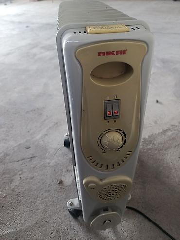 elektrikli qızdırıcılar: Nikai yağ radiatoru (elektrikli) - Güc rejimləri: I və II (iki — 1