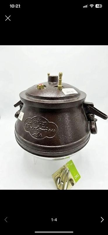 Döküm təzyiq qazanı (soba üstü/küctaxta üçün) - Material: ağır döküm