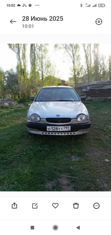 runx alex: Toyota Corolla: 1998 г., 1.3 л, Механика, Бензин, Хэтчбэк
