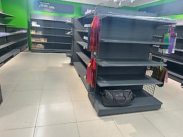 Витрины: Витрины, стеллажи, полки торговые металлические б/у, полка магазинная — 8