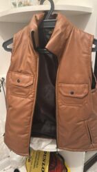 женские кружевные трусики: Məhsul: Qadın geyim dəsti – süni dəri qolsuz jilet və uzunqollu bluz