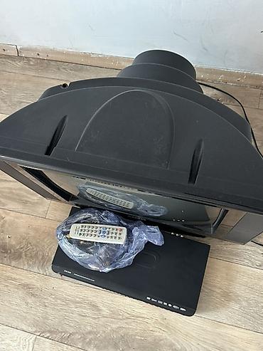 micro cd: Телевизор с кинескопом + DVD‑проигрыватель Комплект: - CRT‑телевизор — 2