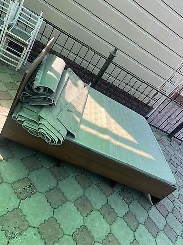 металл база: Комплект садовой мебели, Стол, Металл — 1