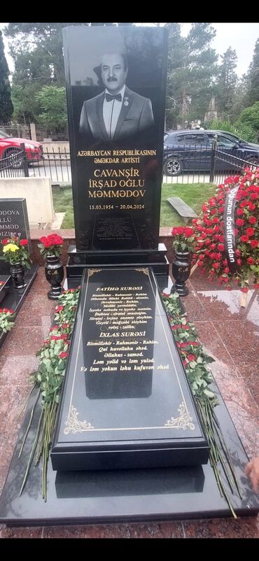 Başqa xidmətlər: Mərmər qranit işləri .Məzar daşlarının hazırlanıb quraşdırılması qəbul — 15