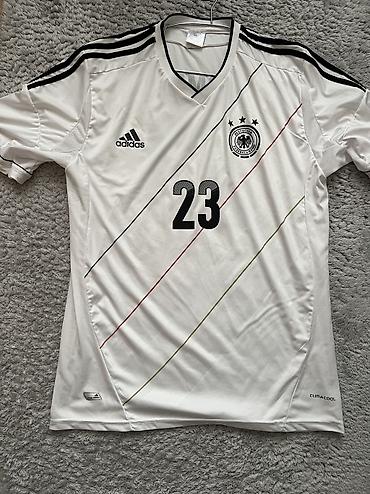 almaniyada saat neçədir: Futbolka, Adidas, 2XL, rəng - Ağ — 1