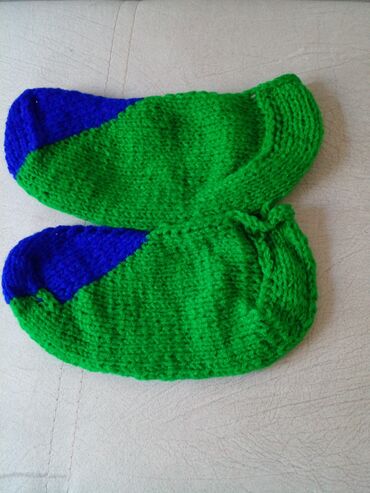 Носки и белье: Вязаные следки/носочки ручной работы. - Мягкие и тёплые, связаны — 8