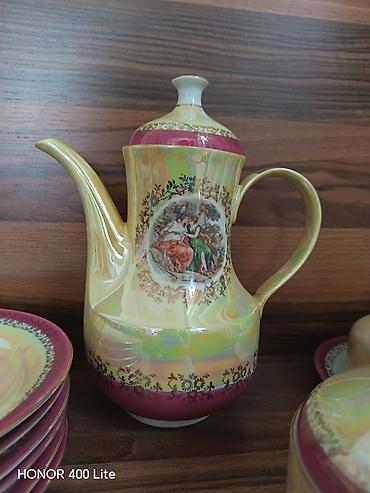 cay dəstləri: Çay dəsti, Farfor, 6 nəfərlik, Almaniya — 8