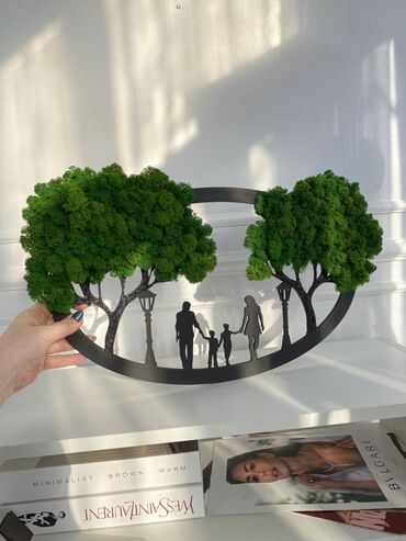 Панно: Панно «Семья» Такой фито-декор прекрасно впишется в любой интерьер — 3