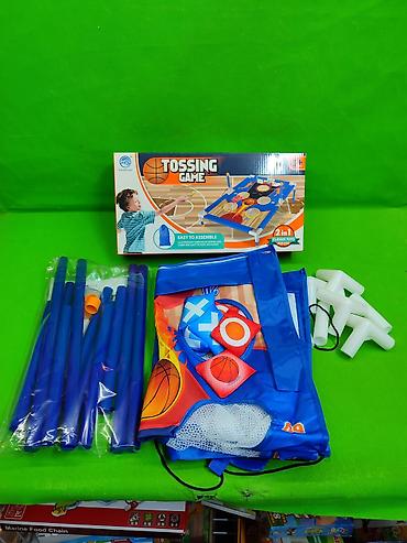 Игрушки: Игра настольная кольцебросс для детей🟢🟡🟣 Комплектация товара: 6 — 1