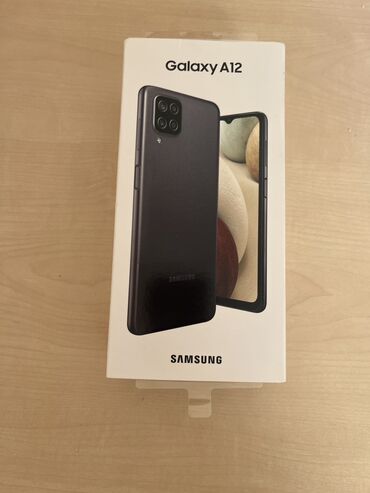 mobil divar kağızları: Samsung Galaxy A12, rəng - Qara