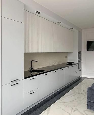 Кухонные гарнитуры: Кухни на заказ под ваш интерьер - Современные линейные гарнитуры с — 4