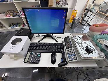 dtf printer epson: Mağaza üçün tam POS/iş stansiyası dəsti Tərkib: - Skytech monitor — 1