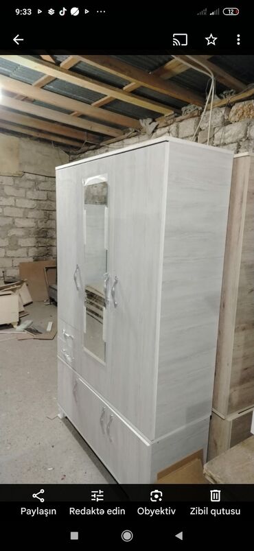 Dolablar: Yeni, Açılan, 4 qapılı Düz dolab, Qarderob, paltar dolabı, Azərbaycan — 30