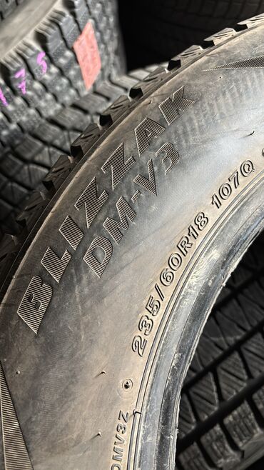 Шины: Шины 235 / 60 / R 18, Зима, Б/у, Комплект, Япония, Bridgestone — 7