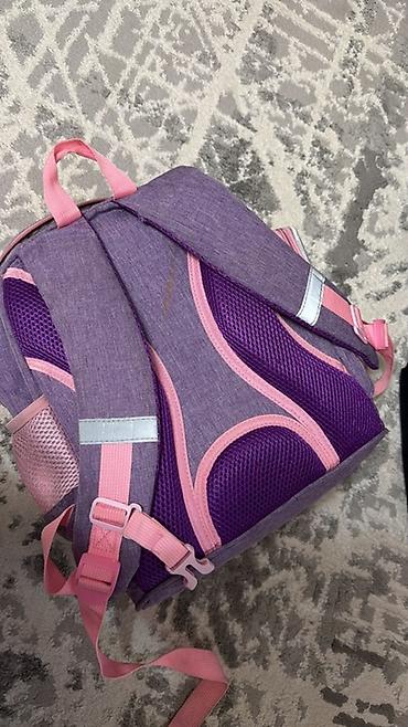 kipling monkey: Рюкзак школьный для девочки, фиолетовый с розовыми элементами. - — 2
