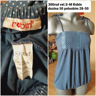 Majice na bretele: S (EU 36), Pamuk, bоја - Šareno — 23
