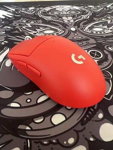 logitech g pro x superlight 2: Logitech G Pro X Superlight simsiz oyun siçanı – qırmızı rəng — 1