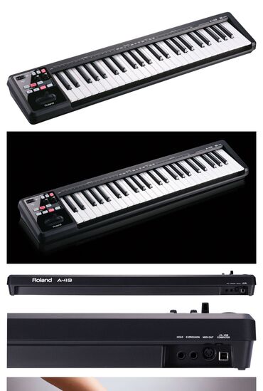 Музыкалык аспаптар: Roland A-49 Миди клавиатура Технические Характеристики: Клавиатура