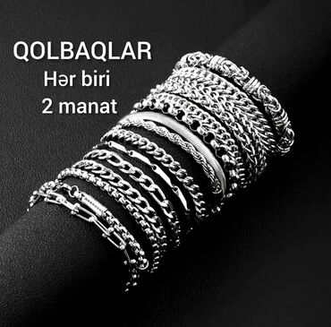 Bilərziklər: YENİ, Dəbli QOLBAQLAR satılır. (kişilər üçün) DƏBLİ və QƏŞƏNG — 25