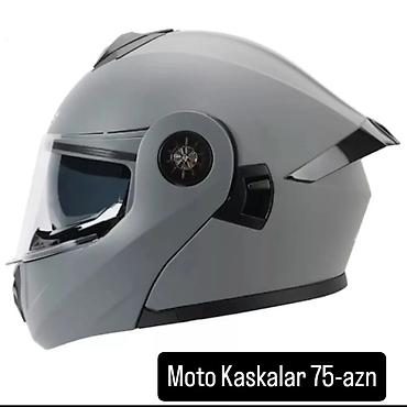 Moto dəbilqələr: Moto Dəbilqə Çənəsi açılan Mat qara 75azn Parlaq çənəsi açılan 95azn — 22