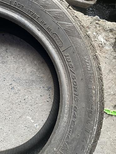 hankook: Шины 185 / 60 / R 15, Зима, Б/у, Пара, Легковые, Корея, Hankook — 3