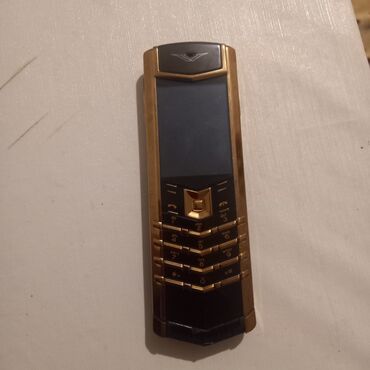 mini klaviatura: Vertu Aster, 2 ГБ, цвет - Золотой, Кнопочный