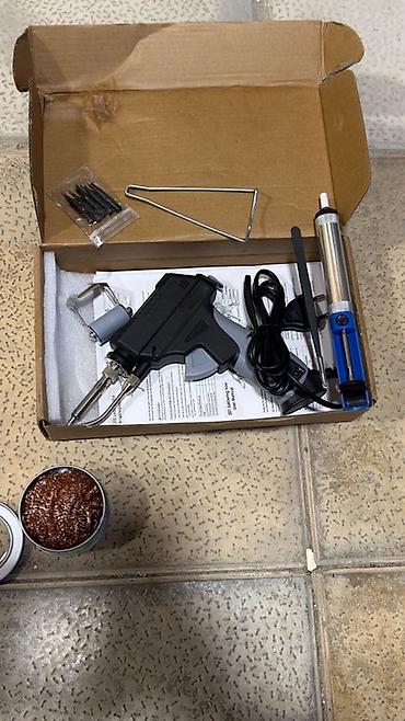 hamam kranti: Paketləşdirilmiş Elektron lehimləmə dəsti Dəst tərkibi: - Tetikli — 1