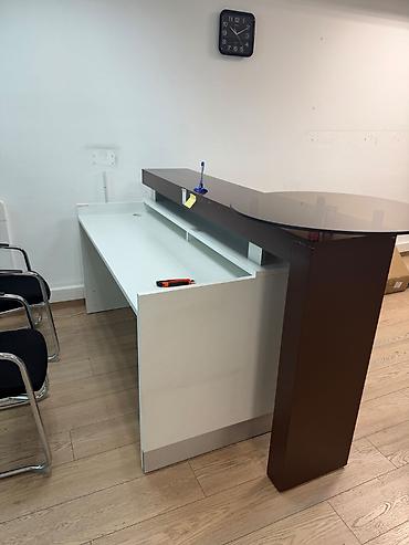 reception masa: Resepsiyon stoykası - Material: yüksək keyfiyyətli MDF/laminat — 2