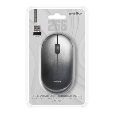 беспроводная мышка: Мышь беспроводная Smartbuy 266AG чёрная Бесшумная работа кнопок